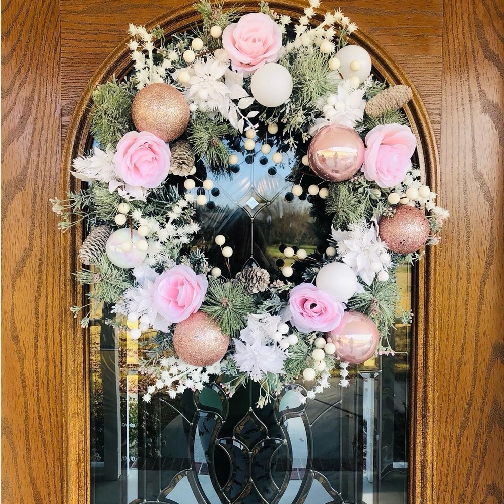 Valentines Day Winter Wreath
